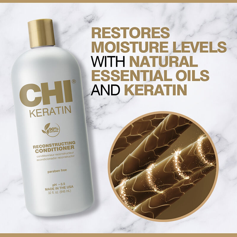 Keratin Reconstructing Conditioner - 32 Ounces, , large image number null